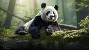 AI generated giant panda high quality image photo