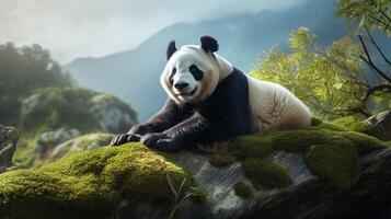 AI generated giant panda high quality image photo