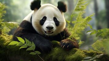 AI generated giant panda high quality image photo