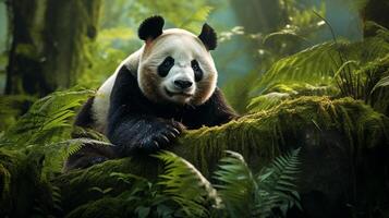 AI generated giant panda high quality image photo