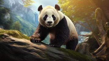 AI generated giant panda high quality image photo