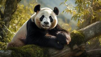 ai generado gigante panda alto calidad imagen foto