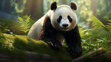 AI generated giant panda high quality image photo