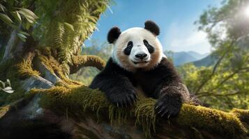 AI generated giant panda high quality image photo