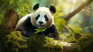 AI generated giant panda high quality image photo