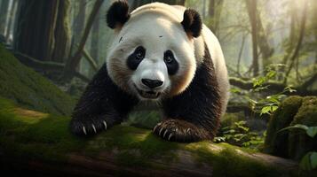 AI generated giant panda high quality image photo