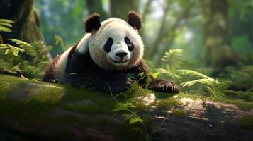 AI generated giant panda high quality image photo