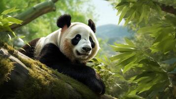 AI generated giant panda high quality image photo