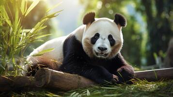 AI generated giant panda high quality image photo