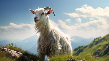 AI generated goat high quality image photo