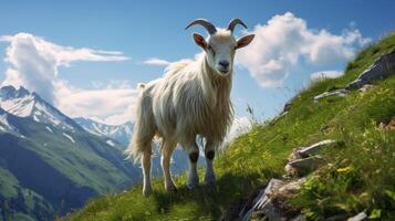 AI generated goat high quality image photo