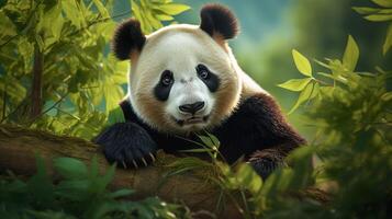 AI generated giant panda high quality image photo