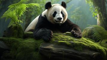 AI generated giant panda high quality image photo