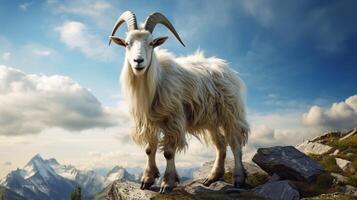 AI generated goat high quality image photo