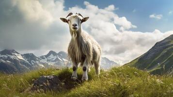 AI generated goat high quality image photo