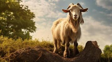 AI generated goat high quality image photo