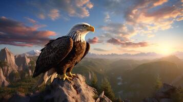 AI generated eagle high quality image photo