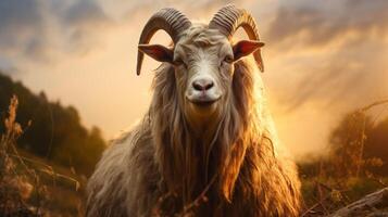 AI generated goat high quality image photo