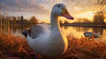 AI generated goose high quality image photo