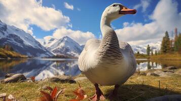 AI generated goose high quality image photo