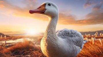 AI generated goose high quality image photo