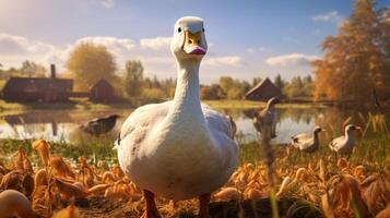 AI generated goose high quality image photo