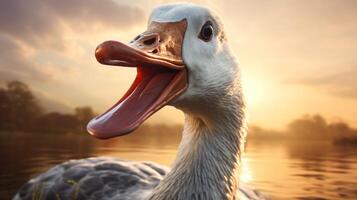 AI generated goose high quality image photo