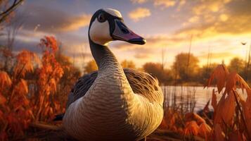 AI generated goose high quality image photo