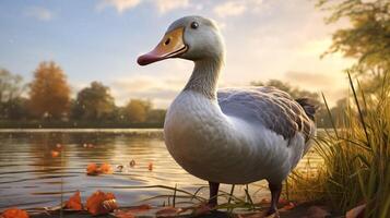 AI generated goose high quality image photo