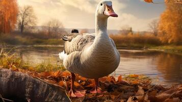 AI generated goose high quality image photo