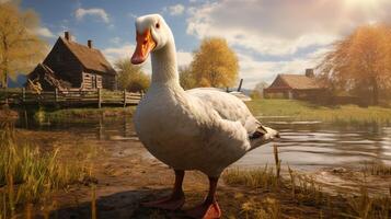 AI generated goose high quality image photo