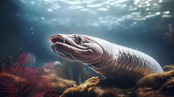 AI generated eel high quality image photo