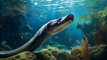 AI generated eel high quality image photo