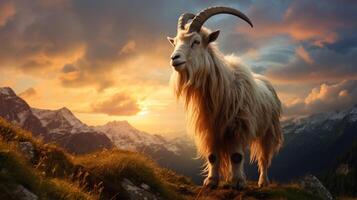 AI generated goat high quality image photo