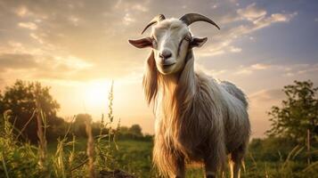 AI generated goat high quality image photo