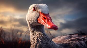 AI generated goose high quality image photo