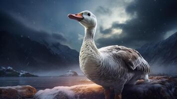 AI generated goose high quality image photo