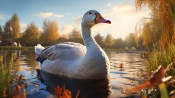 AI generated goose high quality image photo