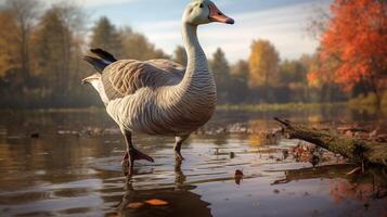 AI generated goose high quality image photo