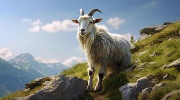 AI generated goat high quality image photo