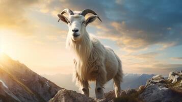 AI generated goat high quality image photo