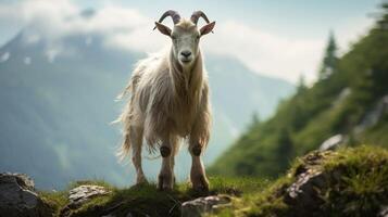 AI generated goat high quality image photo