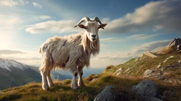 AI generated goat high quality image photo