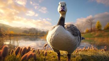 AI generated goose high quality image photo