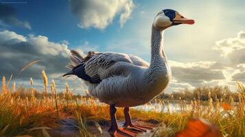 AI generated goose high quality image photo