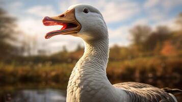 AI generated goose high quality image photo