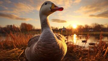 AI generated goose high quality image photo