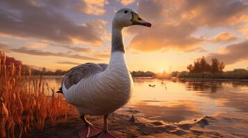 AI generated goose high quality image photo