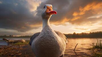 AI generated goose high quality image photo