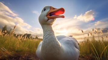 AI generated goose high quality image photo